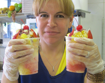 Colombian cholados in Jackson Heights